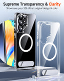 LeYi for S26-Ultra Case with Stand: Samsung Galaxy S 26 Ultra Phone for Magsafe Clear Funda para s26ultra Magnetic Cover Kickstand Slim 26Ultra Women Men Military Grade Galaxys26 Cases, Transparent Visit the LeYi Store