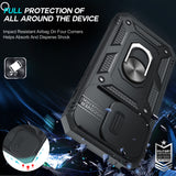 LeYi for iPhone 15 Pro 5G Phone Case: iPhone 15 Pro Case with Slide Camera Cover with Magnetic Stand, Heavy Duty Shockproof para i Phone 15 Pro Case for Women Girl