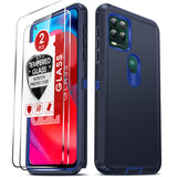 LeYi for Moto-G-Stylus-5G-2021 Case with Screen Protector X2, Moto G Stylus 5G 2021 Case 3 in 1 Rugged Shockproof Android Cover Funda para G Stylus 5G 2021