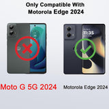 LeYi for Motorola Edge 2024 Cases, Moto Edge 2024 Cover with Tempered Glass Screen Protectors, Soft Silicone Ultra Slim Shockproof Cover with Anti-Scratch Microfiber Lining Edge 2024 Case
