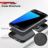 LeYi for Galaxy S7 Cases, Samsung Galaxy S7 Cover with Tempered Glass Screen Protectors, Soft Silicone Ultra Slim Shockproof Cover with Anti-Scratch Microfiber Lining S7 Case
