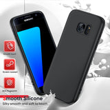 LeYi for Galaxy S7 Cases, Samsung Galaxy S7 Cover with Tempered Glass Screen Protectors, Soft Silicone Ultra Slim Shockproof Cover with Anti-Scratch Microfiber Lining S7 Case