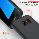 LeYi for Galaxy S7 Cases, Samsung Galaxy S7 Cover with Tempered Glass Screen Protectors, Soft Silicone Ultra Slim Shockproof Cover with Anti-Scratch Microfiber Lining S7 Case