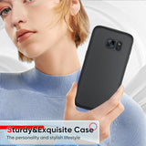 LeYi for Galaxy S7 Cases, Samsung Galaxy S7 Cover with Tempered Glass Screen Protectors, Soft Silicone Ultra Slim Shockproof Cover with Anti-Scratch Microfiber Lining S7 Case
