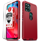 LeYi for Moto-G-Stylus-5G-2021 Case with Screen Protector X2, Moto G Stylus 5G 2021 Case 3 in 1 Rugged Shockproof Android Cover Funda para G Stylus 5G 2021