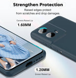 LeYi for Motorola Edge 2024 Cases, Moto Edge 2024 Cover with Tempered Glass Screen Protectors, Soft Silicone Ultra Slim Shockproof Cover with Anti-Scratch Microfiber Lining Edge 2024 Case