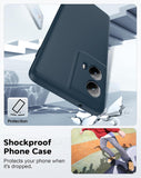 LeYi for Motorola Edge 2024 Cases, Moto Edge 2024 Cover with Tempered Glass Screen Protectors, Soft Silicone Ultra Slim Shockproof Cover with Anti-Scratch Microfiber Lining Edge 2024 Case