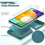 LeYi for Samsung Galaxy A52 Phone Cases, Galaxy A52 5G Cover with Tempered Glass Screen Protectors, Soft Silicone Ultra Slim Shockproof Cover with Anti-Scratch Microfiber Lining A 52 Case