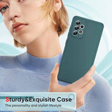 LeYi for Samsung Galaxy A52 Phone Cases, Galaxy A52 5G Cover with Tempered Glass Screen Protectors, Soft Silicone Ultra Slim Shockproof Cover with Anti-Scratch Microfiber Lining A 52 Case