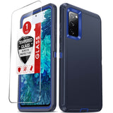 LeYi for Samsung-Galaxy-S20-FE Case with Screen Protector X1, Samsung Galaxy S20 FE Case 3 in 1 Rugged Shockproof Android Cover Funda S20FE