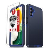 LeYi for Samsung-Galaxy-A13-5G Case with Screen Protector X1, Samsung Galaxy A13 5G Case 3 in 1 Rugged Shockproof Android Cover Funda A13 5G