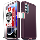 LeYi for Moto-G-Stylus-2022 Case with Screen Protector X2, Moto G Stylus 2022 Case 3 in 1 Rugged Shockproof Android Cover Funda para G Stylus2022