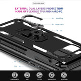 LeYi for Samsung Galaxy Note 8 Phone Case, Samsung Note 8 Phone Case with Screen Protector Replacement, Military-Grade Shockproof Magnetic Ring Stand Cell Android Case Cover