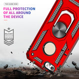 LeYi for iPhone SE 2020 Phone Case, iPhone SE 2020 Phone Case with Glass Screen Protector Replacement, Military-Grade Shockproof Magnetic Ring Stand Cell Android Case Cover