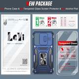 LeYi Compatible for Samsung Galaxy S21 FE Phone Case: Samsung S21 FE Case with Screen Protector 1 PCS, Heavy Duty Protection para S21 FE Case