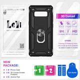 LeYi for Samsung Galaxy Note 8 Phone Case, Samsung Note 8 Phone Case with Screen Protector Replacement, Military-Grade Shockproof Magnetic Ring Stand Cell Android Case Cover