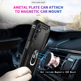 LeYi for Samsung Galaxy A14 4G 5G Case with Glass Screen Protector Replacement, Military-Grade Shockproof Magnetic Ring Stand Cell Android Case Cover