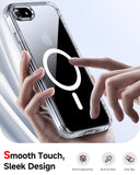 LeYi for iPhone SE Case iPhone 8 Phone Cases with Screen Protector X2 Camera CoverX2 iPhone 7 Case SE3 3rd Generation 2022 SE2 2nd Gen 2020 for Magsafe Magnetic Girls Kids iPhone8 iPhone7 Clear