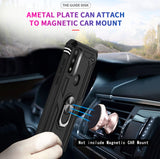 LeYi for Motorola Moto G Play 2023 Case, Motorola G Play 2023 Phone Case with Glass Screen Protector Replacement, Military-Grade Shockproof Magnetic Ring Stand Cell Android Case Cover