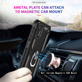 LeYi for Motorola Moto G Stylus 4G 2021 Case, Motorola G Stylus 4G 2021 Phone Case with Glass Screen Protector Replacement, Military-Grade Shockproof Magnetic Ring Stand Cell Android Case Cover
