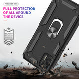 LeYi for Motorola Moto G Stylus 4G 2021 Case, Motorola G Stylus 4G 2021 Phone Case with Glass Screen Protector Replacement, Military-Grade Shockproof Magnetic Ring Stand Cell Android Case Cover