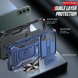 LeYi Compatible for Samsung Galaxy S22 Phone Case: Samsung S22 Case with Screen Protector 2 PCS, Heavy Duty Protection para S 22 Case