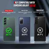 LeYi Compatible for Samsung Galaxy S22 Phone Case: Samsung S22 Case with Screen Protector 2 PCS, Heavy Duty Protection para S 22 Case