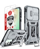 LeYi for Samsung Galaxy S25-FE Case: 2 Packs Screen Protector, Samsung Galaxy S25 FE Phone Case Camera Cover, Military-Grade S25FE Protection