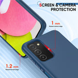 LeYi for Galaxy A03S Cases, Samsung Galaxy A03S with Tempered Glass Screen Protectors, Soft Silicone Ultra Slim Shockproof Cover with Anti-Scratch Microfiber Lining A03S Case