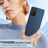 LeYi for Galaxy A03S Cases, Samsung Galaxy A03S with Tempered Glass Screen Protectors, Soft Silicone Ultra Slim Shockproof Cover with Anti-Scratch Microfiber Lining A03S Case