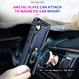 LeYi for Samsung Galaxy A05 Phone Case, Samsung A05 Phone Case with Glass Screen Protector Replacement, Military-Grade Shockproof Magnetic Ring Stand Cell Android Case Cover