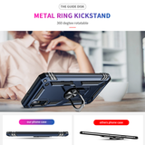 LeYi for Samsung Galaxy A10E Phone Case, Samsung A10E Phone Case with Glass Screen Protector Replacement, Military-Grade Shockproof Magnetic Ring Stand Cell Android Case Cover