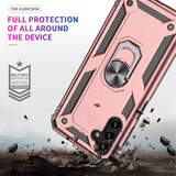 LeYi for Samsung Galaxy A13 5G Case with Glass Screen Protector Replacement, Military-Grade Shockproof Magnetic Ring Stand Cell Android Case Cover