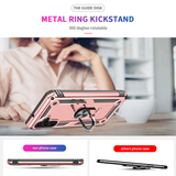 LeYi for Samsung Galaxy A13 5G Case with Glass Screen Protector Replacement, Military-Grade Shockproof Magnetic Ring Stand Cell Android Case Cover