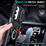 LeYi Samsung A16 5G Phone Case: A16 5G Screen Protector, Magnetic Rotatable Kickstand, Heavy Duty Shockproof