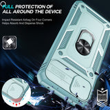 LeYi for Samsung Galaxy A22 5G Phone Case: Samsung Galaxy A22 Case with 2 Tempered Glass Screen Pro Maxtector, Slide Camera Cover, Ring Stand Holder, Heavy Duty Shockproof para Samsung Galaxy A22 Cover for Women Girl