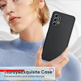 LeYi for Galaxy A23 Phone Cases, Samsung A23 Cover with Tempered Glass Screen Protectors, Soft Silicone Ultra Slim Shockproof Cover with Anti-Scratch Microfiber Lining Samsung A23 Case