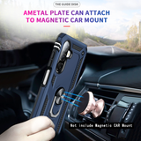 LeYi for Samsung Galaxy A26 Phone Case, Samsung A26 Phone Case with Glass Screen Protector Replacement, Military-Grade Shockproof Magnetic Ring Stand Cell Android Case Cover