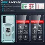 LeYi for Samsung Galaxy A53-5G Phone Case: Samsung A53 5G Case with Screen Protector X 2, Slide Camera Cover with Magnetic Stand, Heavy Duty Shockproof para A 53 Case for Women Girl