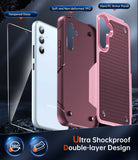 LeYi for Galaxy A54-5G Phone Case, with Screen Protector for Women, Dual Layer Protective Hard PC Back & Soft Bumper Resilient Shock Absorb Case for Samsung A54 Case