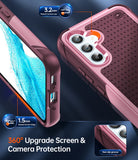 LeYi for Galaxy A54-5G Phone Case, with Screen Protector for Women, Dual Layer Protective Hard PC Back & Soft Bumper Resilient Shock Absorb Case for Samsung A54 Case