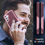LeYi for Galaxy A54-5G Phone Case, with Screen Protector for Women, Dual Layer Protective Hard PC Back & Soft Bumper Resilient Shock Absorb Case for Samsung A54 Case