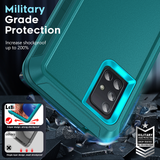 LeYi for Samsung-Galaxy-A71-5G Case with Screen Protector X1, Samsung Galaxy A71 5G Case 3 in 1 Rugged Shockproof Android Cover Funda A71 5G