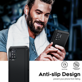 LeYi for Samsung-Galaxy-A71-5G Case with Screen Protector X1, Samsung Galaxy A71 5G Case 3 in 1 Rugged Shockproof Android Cover Funda A71 5G