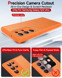 LeYi for Samsung Galaxy S22-Ultra Case: Compatible with Mag-Safe, Military-Grade Matte Translucent Soft-Touch Skin Funda para S22Ultra S 22 Edge