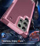 LeYi for Samsung Galaxy S23 Ultra Case Dual Layer Protective Hard PC Back & Soft Bumper Resilient Shock Absorb Case for Samsung S23 Ultra 5G