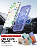 LeYi for Samsung Galaxy S26 Case: Compatible with Mag-Safe with Screen Protector, Military-Grade Matte Translucent Soft-Touch Skin Funda para S 26