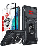 LeYi for Samsung Galaxy S20-FE Phone Case: Samsung S20-FE 5G Case with Screen Protector X 2, Slide Camera Cover with Magnetic Stand, Heavy Duty Shockproof para S20-FE Case for Women Girl