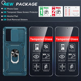 LeYi for Samsung Galaxy S20-FE Phone Case: Samsung S20-FE 5G Case with Screen Protector X 2, Slide Camera Cover with Magnetic Stand, Heavy Duty Shockproof para S20-FE Case for Women Girl
