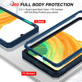 LeYi for Samsung Galaxy A33 5G Phone Case: Samsung Galaxy A33 Case with 2 Tempered Glass Screen Pro Maxtector, Slide Camera Cover, Ring Stand Holder, Heavy Duty Shockproof para Samsung Galaxy A33 Cover for Women Girl